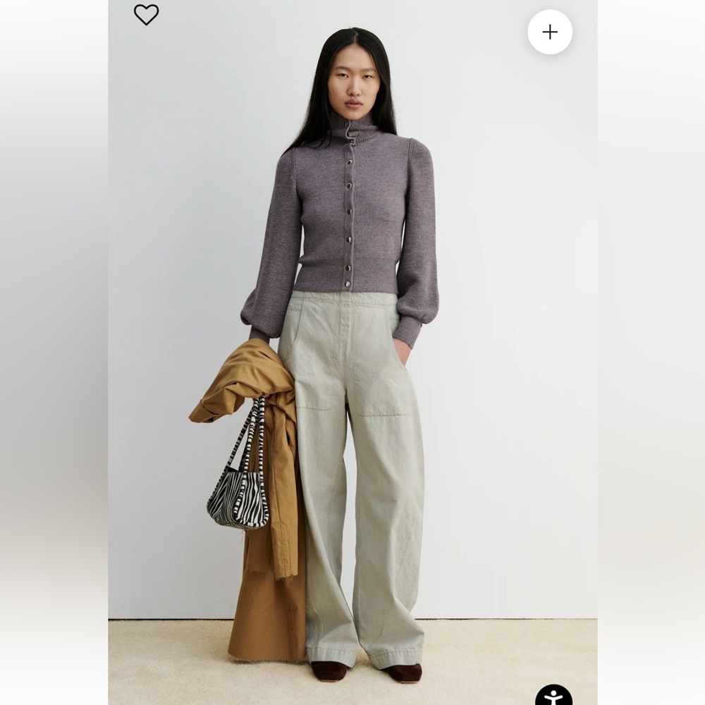 NWT Rachel Comey Tany Pant in Khaki Salinas Denim